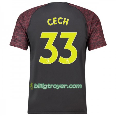 Billige Fotballdrakter Arsenal Cech 33 Keeper Hjemmedraktsett 2018/19 Kortermet